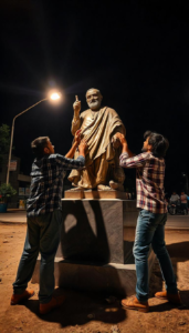 पंजाब में भीमराव आंबेडकर की मूर्ति पर हमला